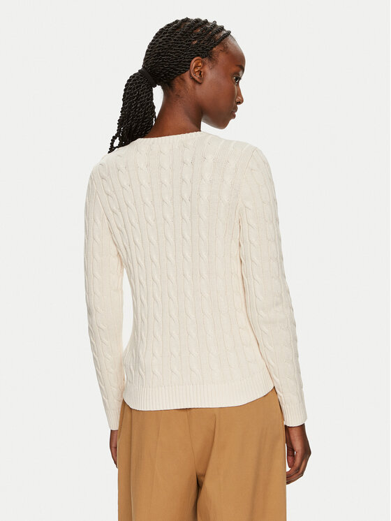 LAUREN RALPH LAUREN Lauren Ralph Lauren Džemper 200932223002 Écru Slim Fit