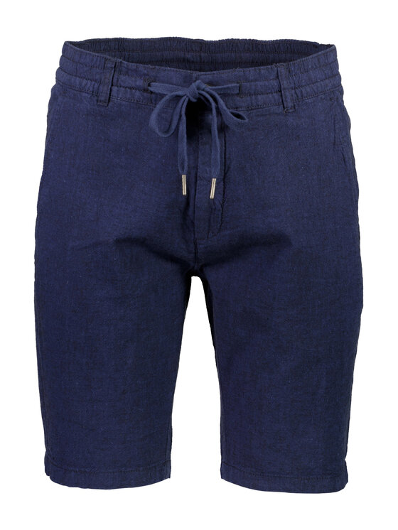 Lindbergh Lindbergh Šortky z materiálu 30-508003 Tmavomodrá Relaxed Fit