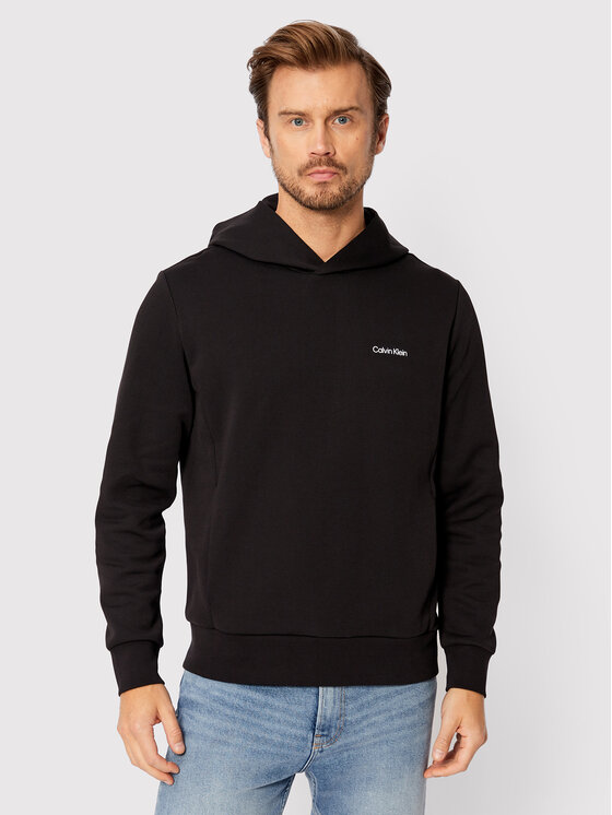 Calvin Klein Calvin Klein Μπλούζα Micro Logo K10K109927 Μαύρο Relaxed Fit