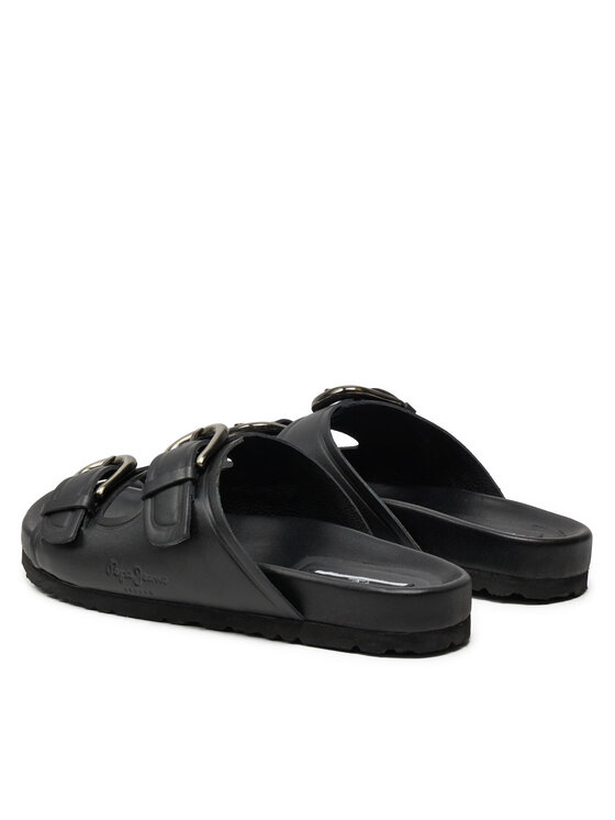 Pepe Jeans Pepe Jeans Klapki Oban Block PLS80005 Czarny