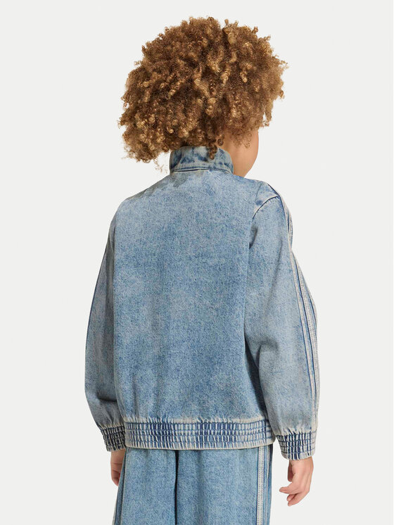 adidas adidas Kurtka jeansowa Firebird KQ8874 Niebieski Loose Fit