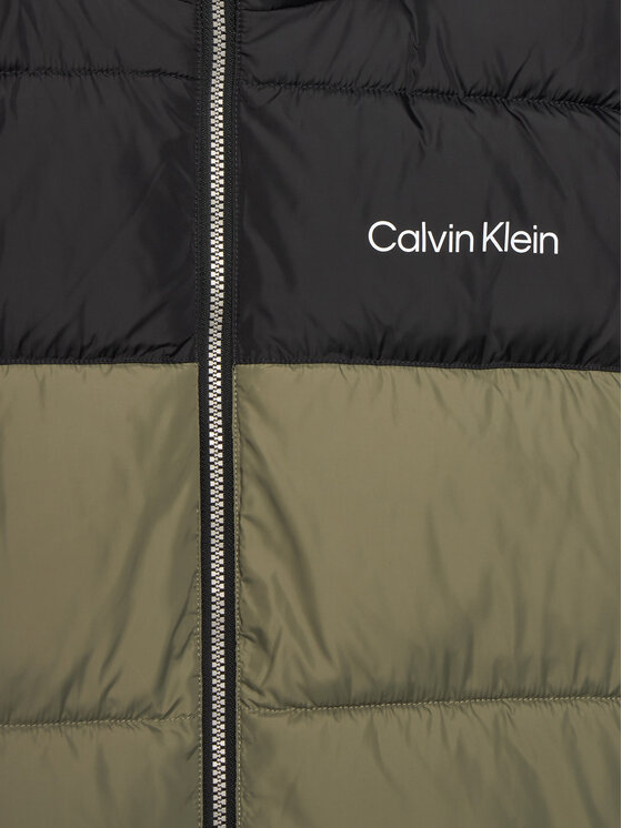 Calvin Klein Jeans Calvin Klein Jeans Αμάνικο Μπουφάν IB0IB02535 D Πράσινο Regular Fit