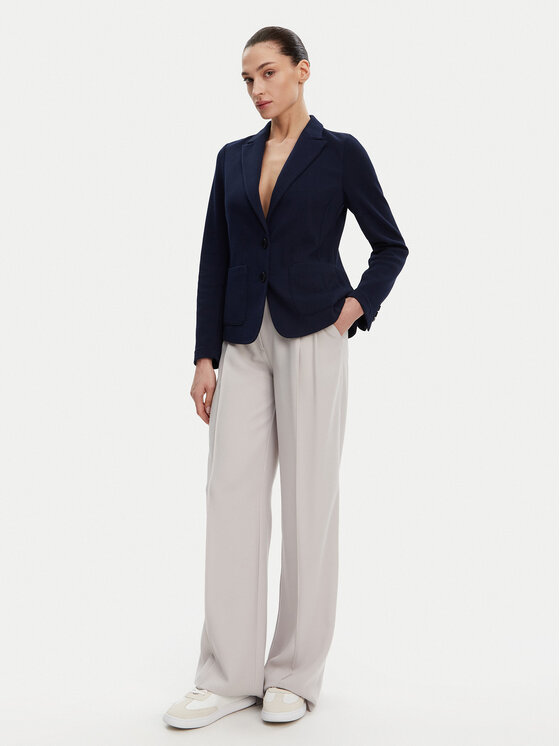 Olsen Olsen Сако 15001367 Тъмносин Regular Fit