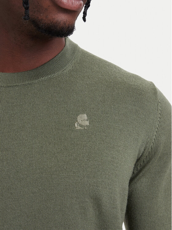 KARL LAGERFELD KARL LAGERFELD Sweter 655000 564399 Zielony ciemny Regular Fit