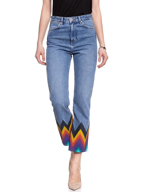 Wrangler Wrangler Jeansy RETRO STRAIGHT Kolorowy Straight Fit