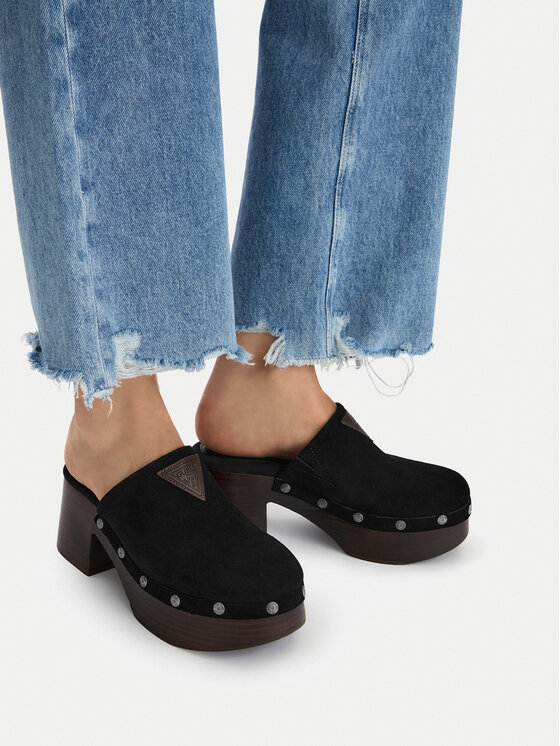 Guess Jeans Şlapi EO-JDGJ66-4 Negru