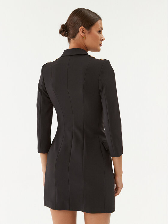 Elisabetta Franchi Elisabetta Franchi Φόρεμα κοκτέιλ AB-417-36E2-V520 Μαύρο Regular Fit