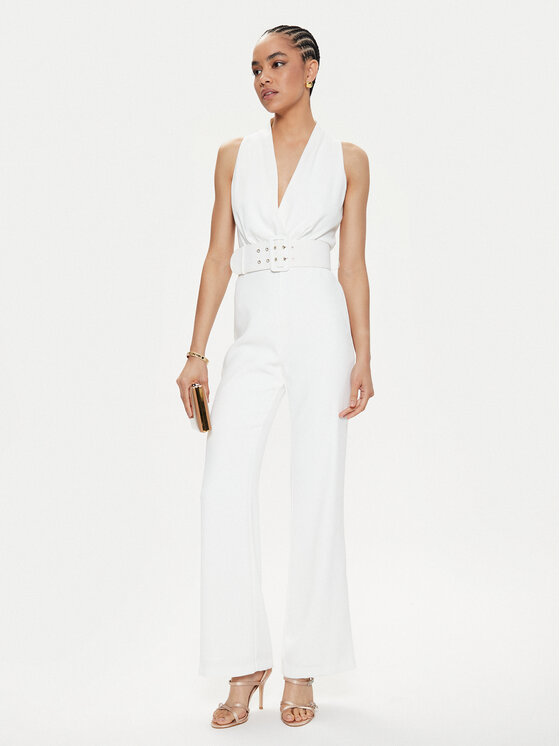 Marciano Guess Marciano Guess Kombinezons 4GGK54 8080Z Balts Flare Fit
