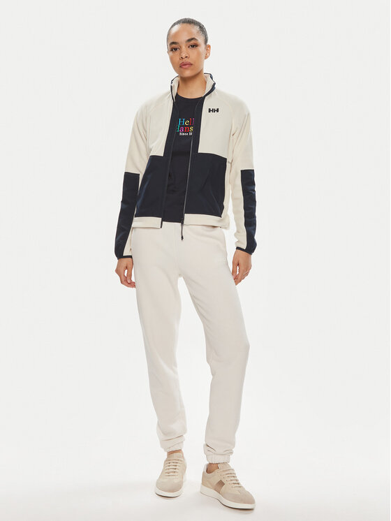 Helly Hansen Helly Hansen Fleecová mikina W Rig Fleece Jacket 54078 Écru Regular Fit
