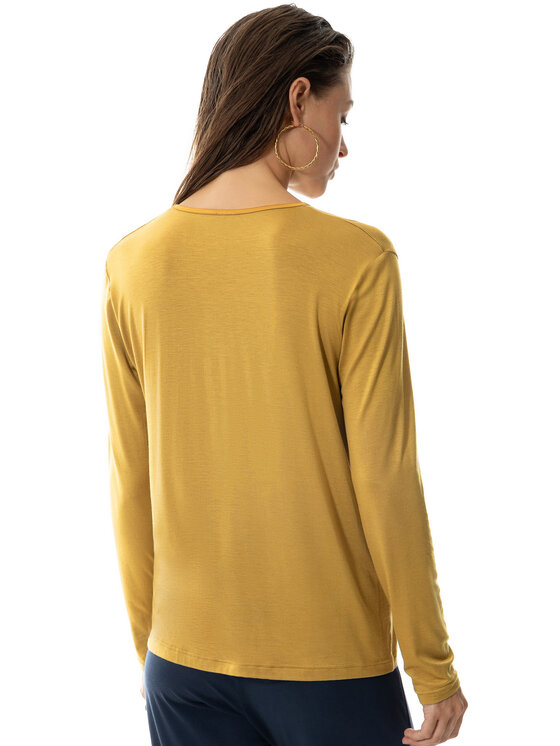 Mey Mey T-Shirt 17558 Żółty Regular Fit