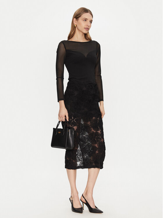 Rinascimento Rinascimento Glaustinukė CFC0121148003 Juoda Slim Fit