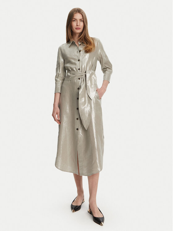 Marella Marella Vestito estivo Talpa 2513221134 Grigio Regular Fit