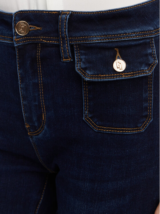 Gaudi Gaudi Jeansy 511BD26002 Granatowy Flare Fit