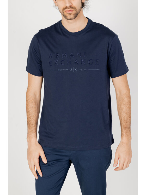 Armani Exchange Armani Exchange T-shirt 3DZTJC ZJBYZ Blu Shirt Fit