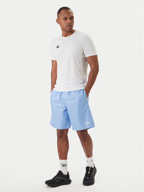 Reebok Reebok Спортни шорти Brennan RK25563CCM Светлосиньо Regular Fit