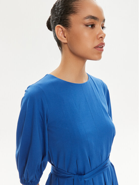 Weekend Max Mara Weekend Max Mara Koktel haljina Jumbo 2415621072650 Plava Regular Fit