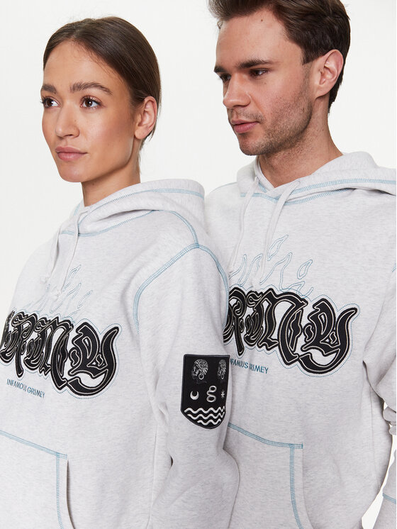 Grimey Sweatshirt GCH562 Grau Regular Fit Modivo