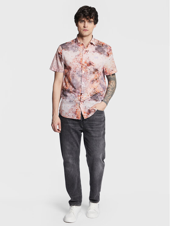 Camicia M3GH65 WFDS1 Rosa Regular Fit