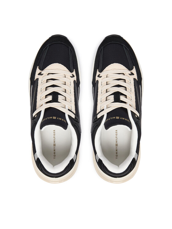 Tommy Hilfiger Tommy Hilfiger Sneakers Th Sporty Chic Runner FW0FW09187 Schwarz