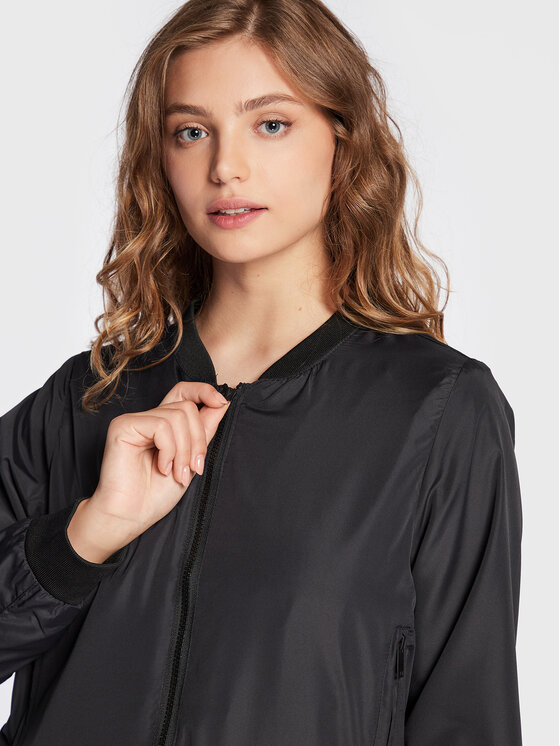 Brave Soul Brave Soul Bunda bomber LJK-KAJAL Černá Regular Fit