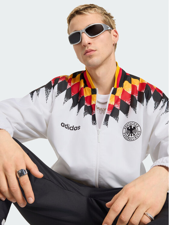 adidas adidas Bluza techniczna 161958 Biały Loose Fit