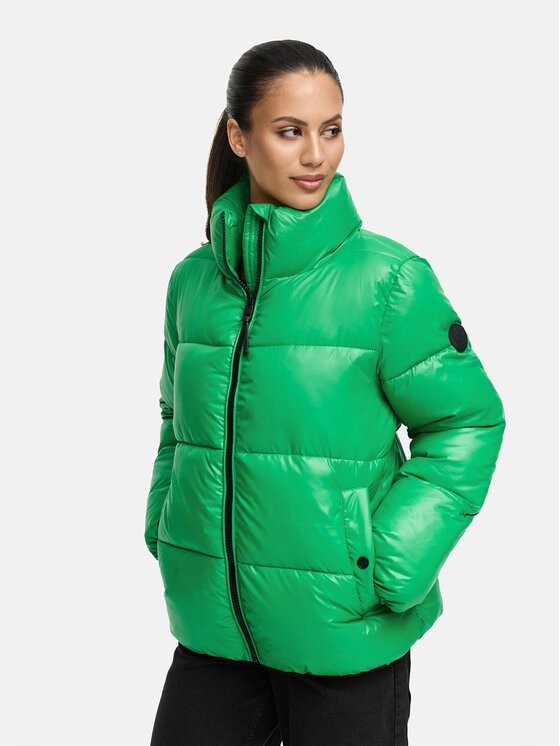 Marikoo Marikoo Kurtka zimowa Hazalee Zielony Regular Fit