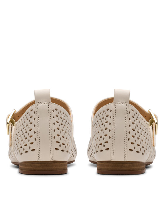 Clarks Clarks Nizki čevlji Fawna Jane 26181230 Écru