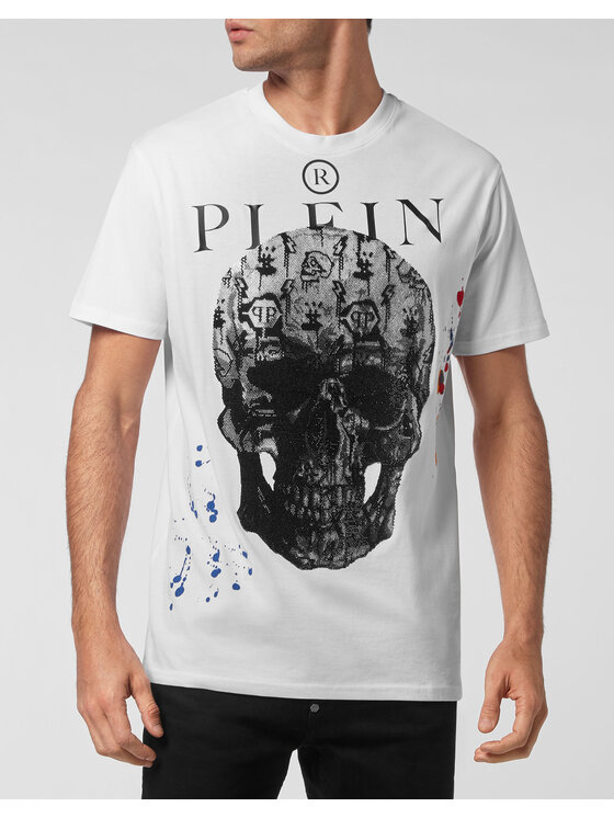 PHILIPP PLEIN PHILIPP PLEIN Tričko 3429 Biela Regular Fit