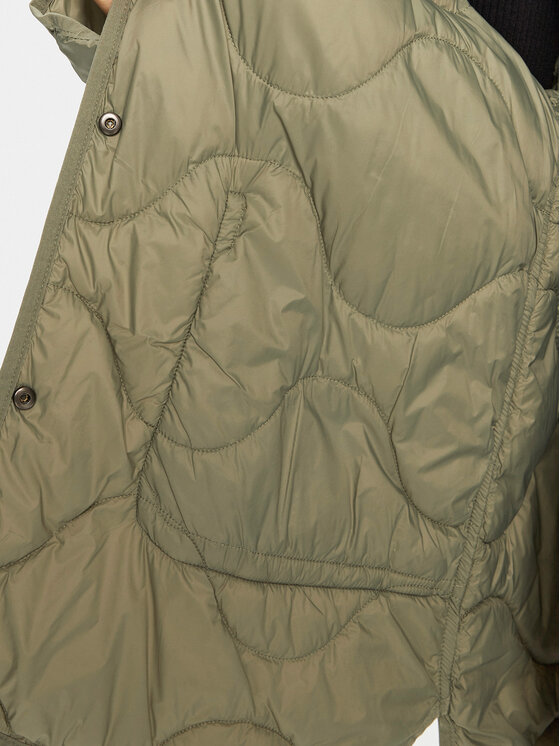 Deha Deha Átmeneti kabát D12578 Zöld Relaxed Fit