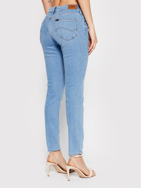 Lee Lee Jeansy Scarlett L526QDUG 112145241 Niebieski Skinny Fit