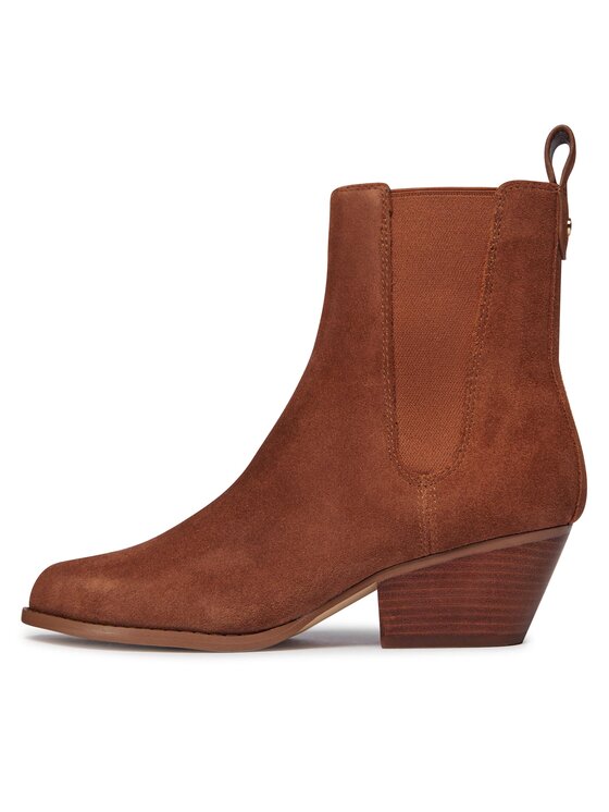 MICHAEL Michael Kors MICHAEL Michael Kors Боти тип челси Kinlee Bootie 40F3KNME5S Кафяв