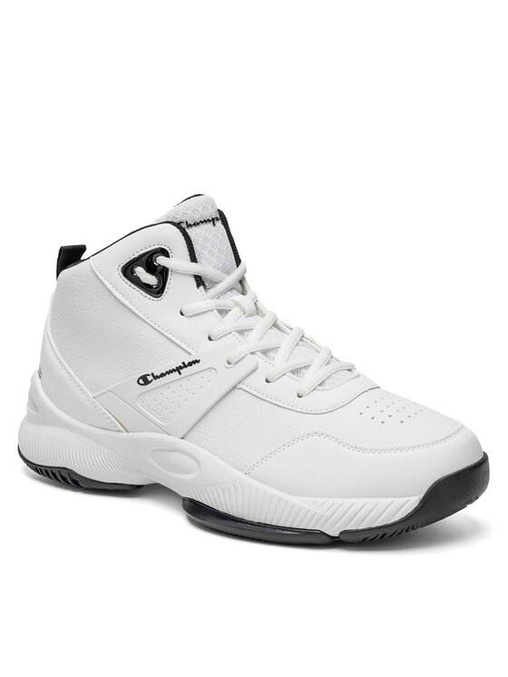 Champion Champion Sneakersy ACADEMY MID CUT SHOE S22399-WW001 Biela