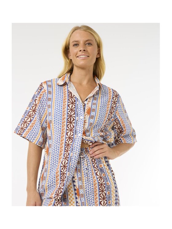 Rip Curl Rip Curl Koszula San Carlos S/S Shirt Kolorowy Standard Fit