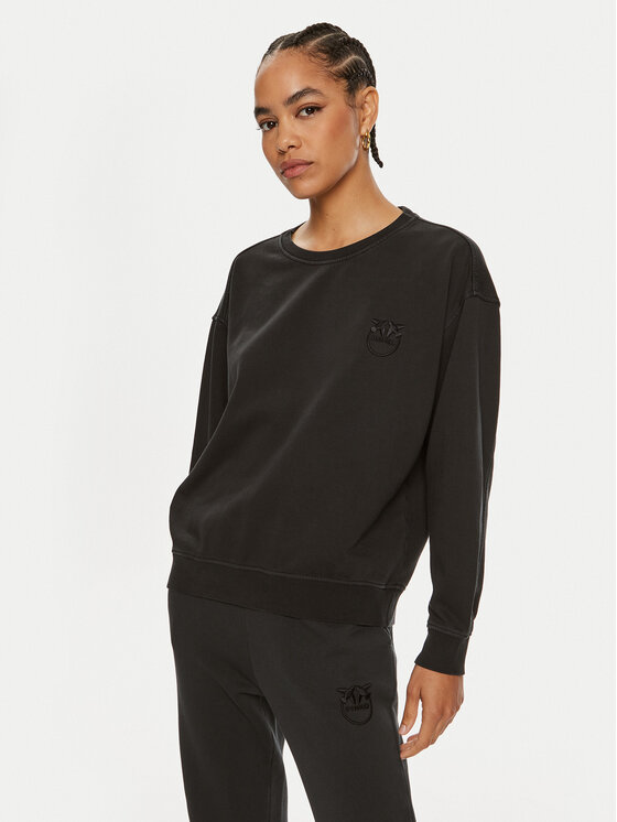 Pinko Sweatshirt Setup 101831 A21P Noir Relaxed Fit