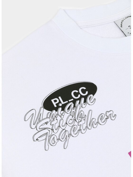 Pako Lorente Pako Lorente Bluza C22SF-2B-00 Biały Oversize