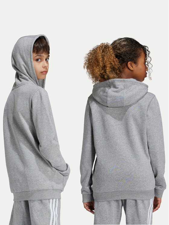 adidas adidas Bluza Trefoil IY7442 Szary Regular Fit