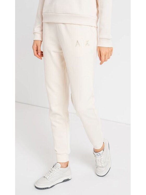 Armani Exchange Armani Exchange Teplákové kalhoty 6LYPAD YJBSZ 1130 Béžová Slim Fit
