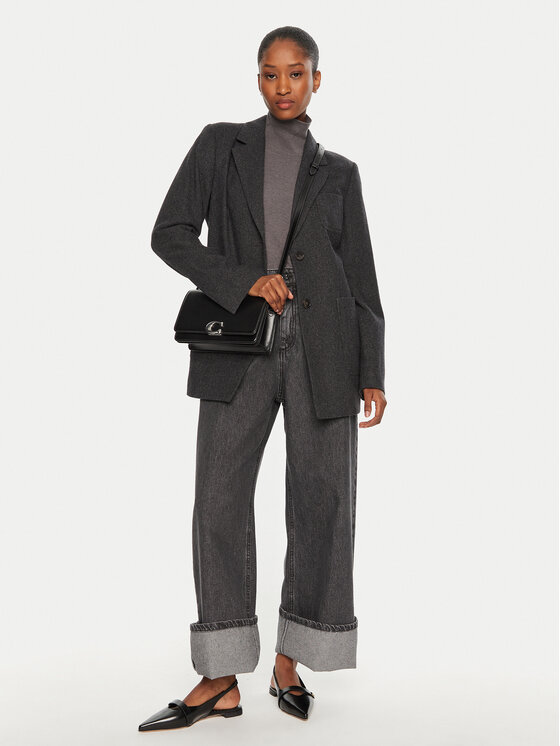 Marc O'Polo Marc O'Polo Sacou 409 0208 80083 Gri Loose Fit