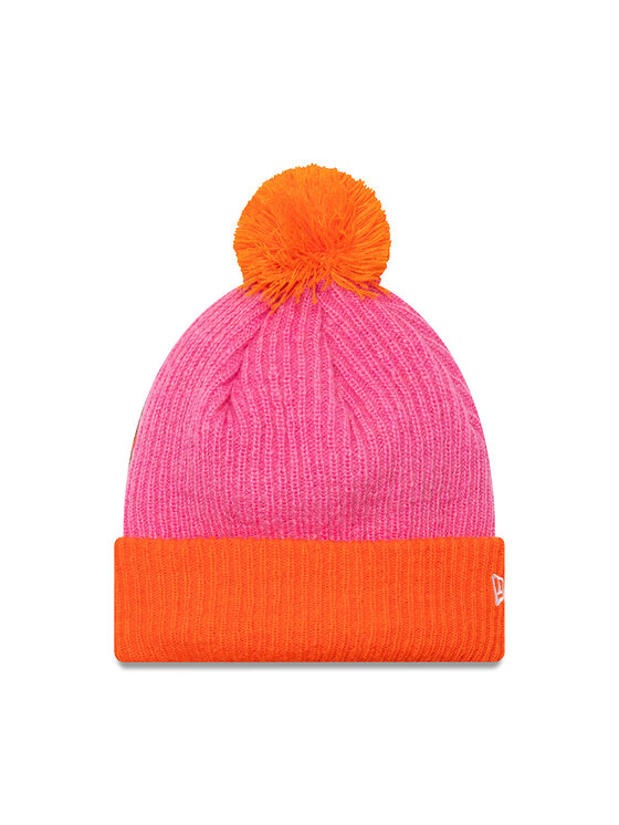 New Era Čiapka Block Pom Bean 60565273 Ružová
