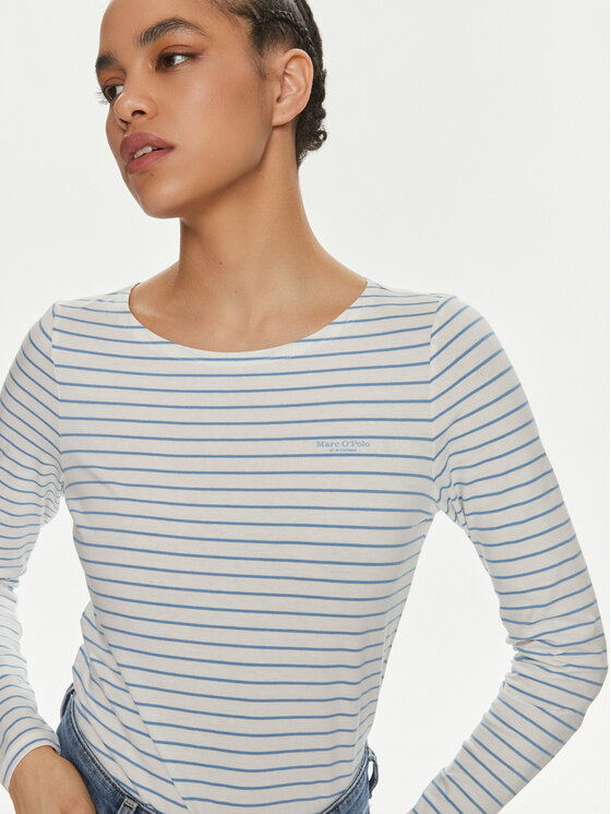 Marc O'Polo Marc O'Polo Bluse 401 2183 52385 Écru Regular Fit