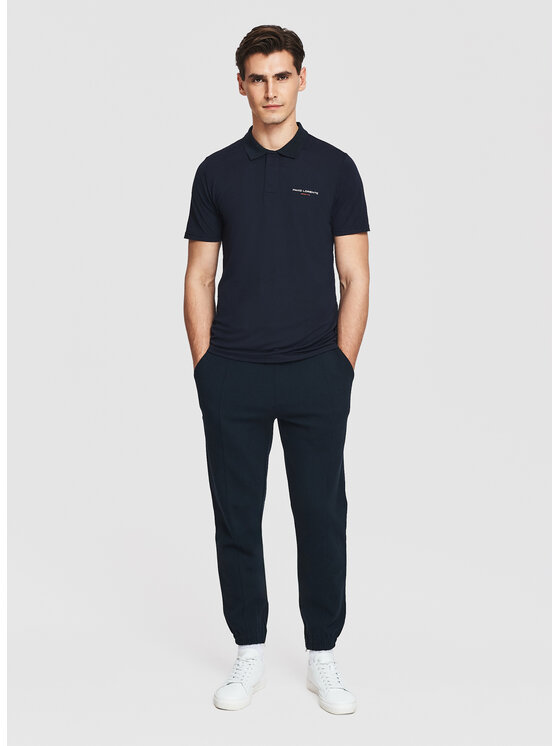 Pako Lorente Pako Lorente Polo P26SF-TX-006 Granatowy Classic Fit