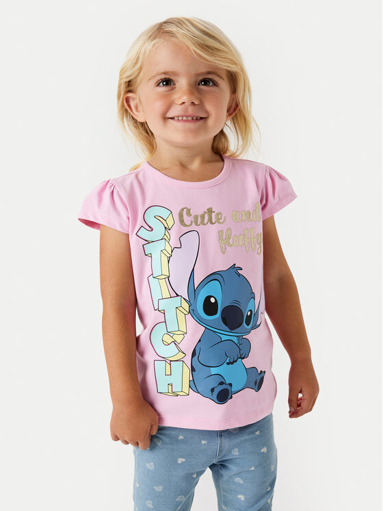 NAME IT NAME IT Футболка Folly Stitch 13240690 Рожевий Regular Fit