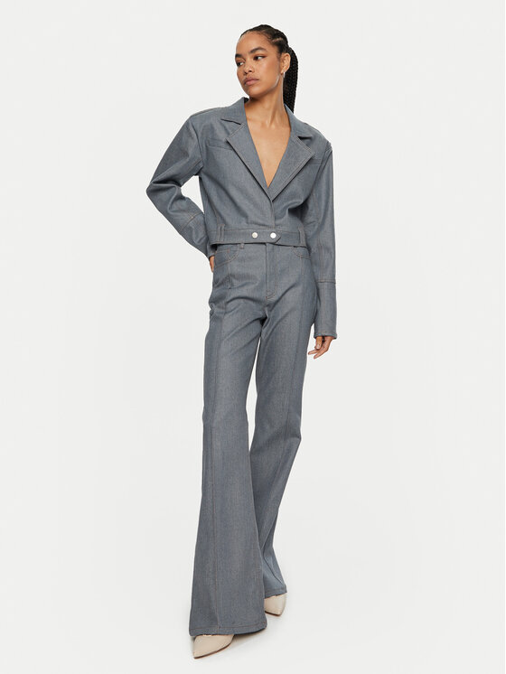 Gestuz Gestuz Traperice Rockia 10909232 Plava Flare Fit