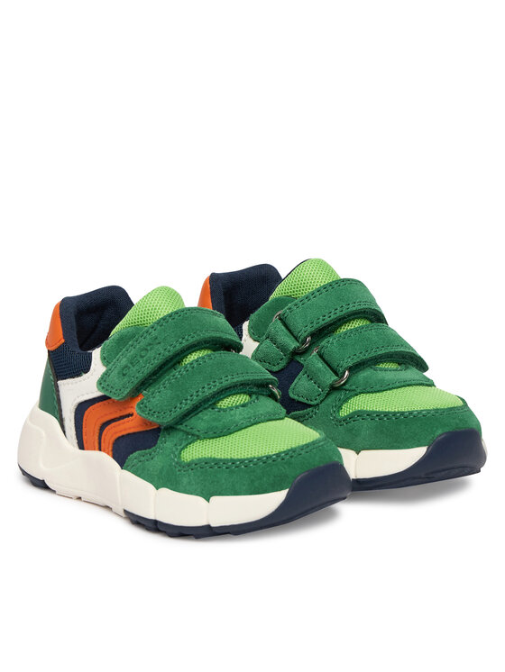 Geox Geox Snīkeri B Flexyper Mini Boy B656GC 01422 C0587 M Zaļš