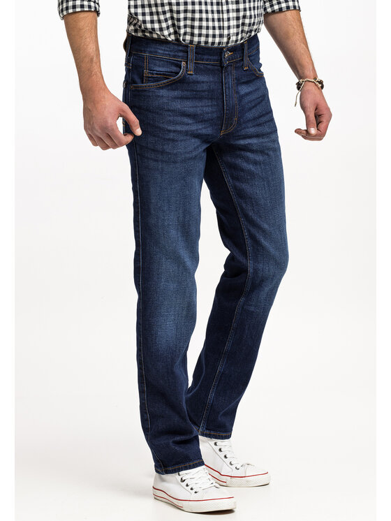 Mustang Mustang Jeansy TRAMPER TAPERED Niebieski Slim Fit