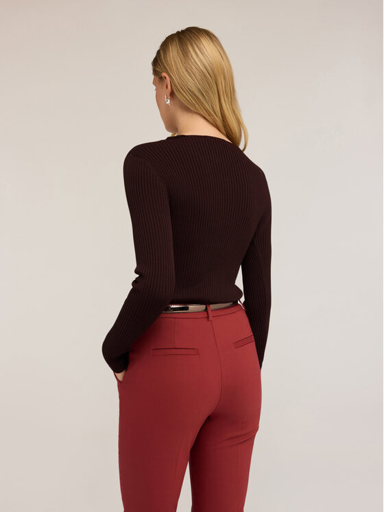 Motivi Motivi Cardigan M410W003504N022 Marrone Regular Fit