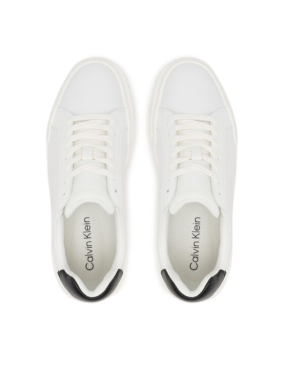 Calvin Klein Calvin Klein Sneakersy Chunky Cupsole Laceup Lth Wn YW0YW01947 Biały