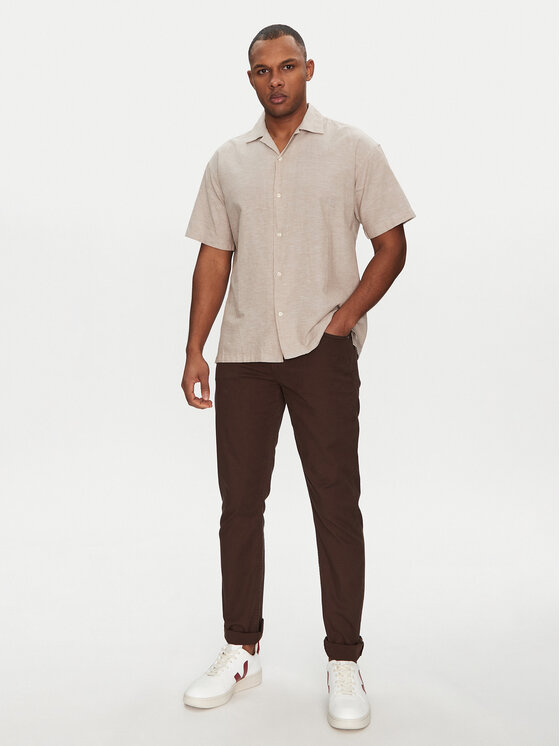 Jack&Jones Jack&Jones Särk Breeze Resort 12268967 Beež Relaxed Fit