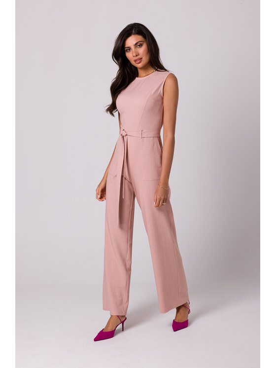 BeWear BeWear Kombinezon B256 Różowy Regular Fit