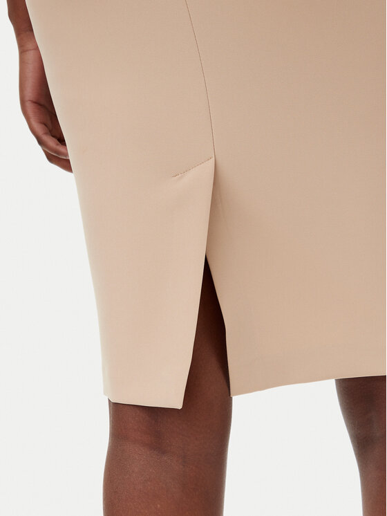 Maryley Maryley Fustă MARYLEY-25EB701/43PG Bej Regular Fit